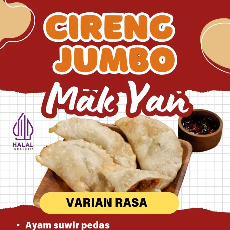 cireng makyan, cireng jumbo dan merakyat. 0