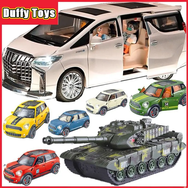Duffy Toys Mobil Alphard Mainan /  Mobil Mobilan Mainan Anak-anak / Mobil Polisi Mainan / Mobil Mainan Inersia Suara Dan Cahaya / Mobil Simulasi Kota / Mobil Polisi lintas Negara / Dapat Membuka Pintu Lampu Mobil / RRolls-RRoyce / Ambulance