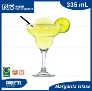 Nadir Gelas Margarita 335 ml - Gelas Cocktail - Gelas Bar - Gelas Kaca - Gelas Kaki - Margarita Glass