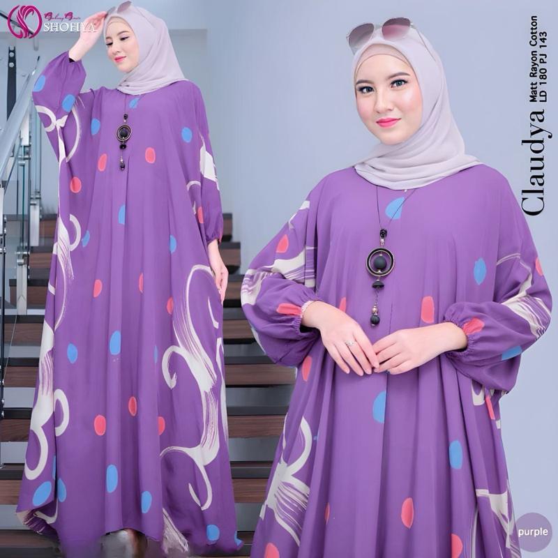 Daster kaftan anisea bercak rayon tebal kaftan sultan mewah wanita muslim dewasa kaftan rayon premium kaftan rayon jumbo Flare Sleeve Green 4
