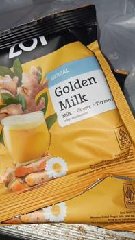 Product Review of [14 SACHET] ZOI GOLDEN MILK Susu Herbal Susu Sehat Susu Kambing, Jahe dan Kunyit - Susu Kambing Etawa Jahe merah Minuman Dairy Susu tulang from I**🌟 1