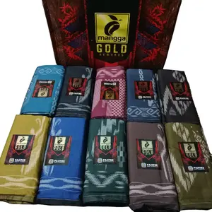 Sarung mangga gold PAKET USAHA 1 Dos isi 10 pisc mangga gold kembang warna seri pabrik Sarung Dewa