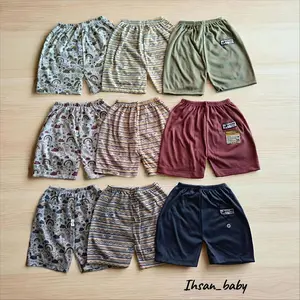 Celana Pendek Bayi Viear Baby SNI 3 Pcs - Ukuran S, M, L, XL - Motif - Katun, Denim