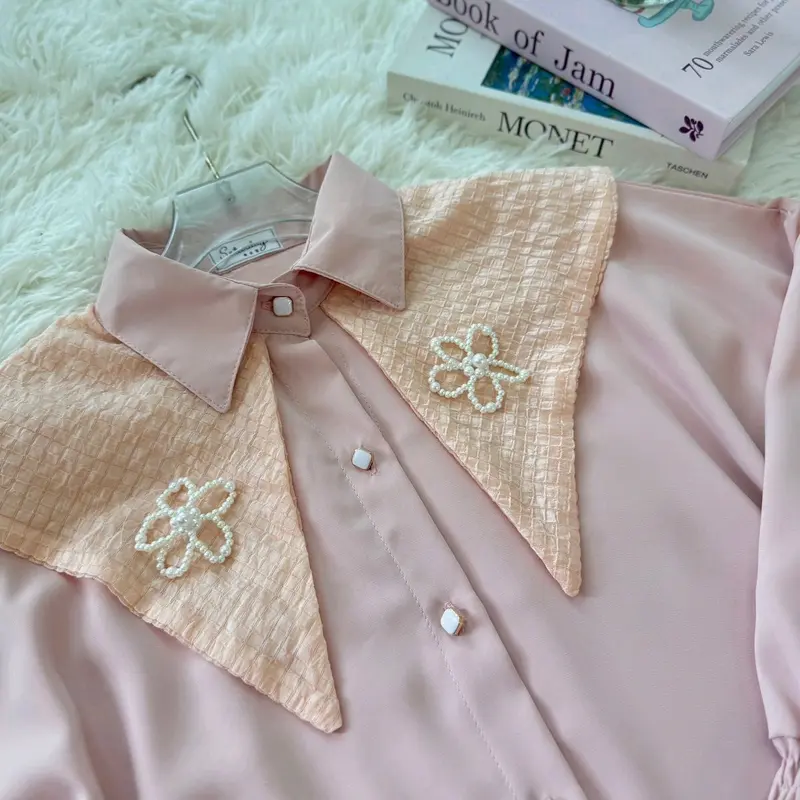 Kemeja brand saturday polly import bangkok motif kera bunga 4