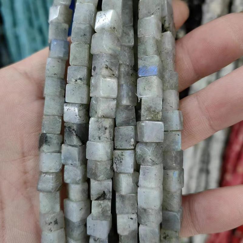 unique cube count shape crystal beads for diy bracelet necklace 3