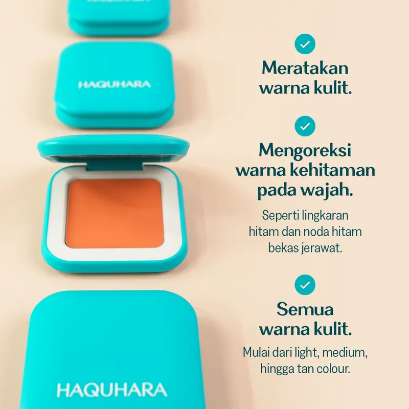 Haquhara Fix It & Fluff Set / Sponge dan Color Corrector 4