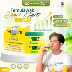 [ IMPROVED FORMULA ] THE FACE Temulawak Day & Night Cream Netto 30gr With 5% Niacinamide