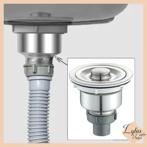 LYLIAJAYA Satu Set Afur Lengkap Afur Bak Cuci Piring + Selang BCP Bahan Plastik G-253