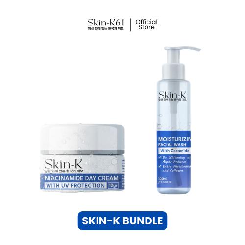 Gambar Skin-K61 - Bundle Day Cream + Facial Wash Bright Care dari Skin K61 Kota Administrasi Jakarta Utara Tokopedia
