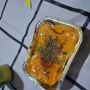 Aluminium Foil Tray Cup BX-984519 + Tutup Mika 100Pcs / Lasagna, Macaroni Schotel , Dimsum, Mashed Potato