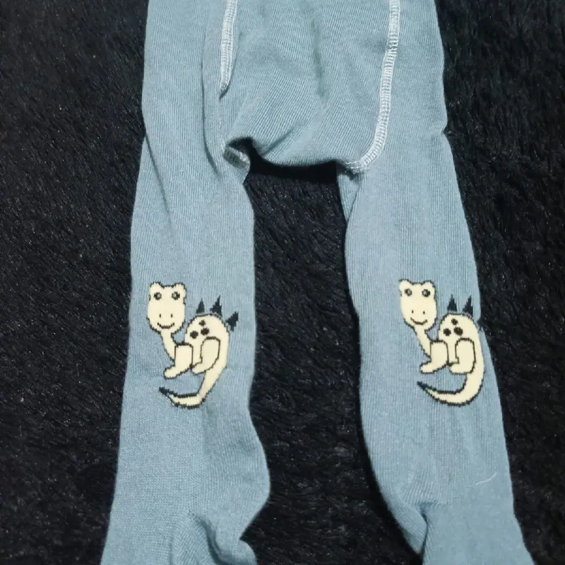Legging Anak karakter tutup kaki lucu untuk usia 0-6 bulan Bayi Cowok Nyaman Berpori 1
