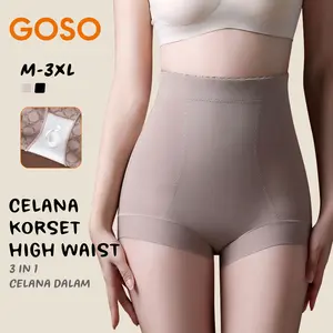 GOSO Korset Perut Wanita Shaping Pants Tummy-Control High-Waist Anti-exposure Pant Butt Lift