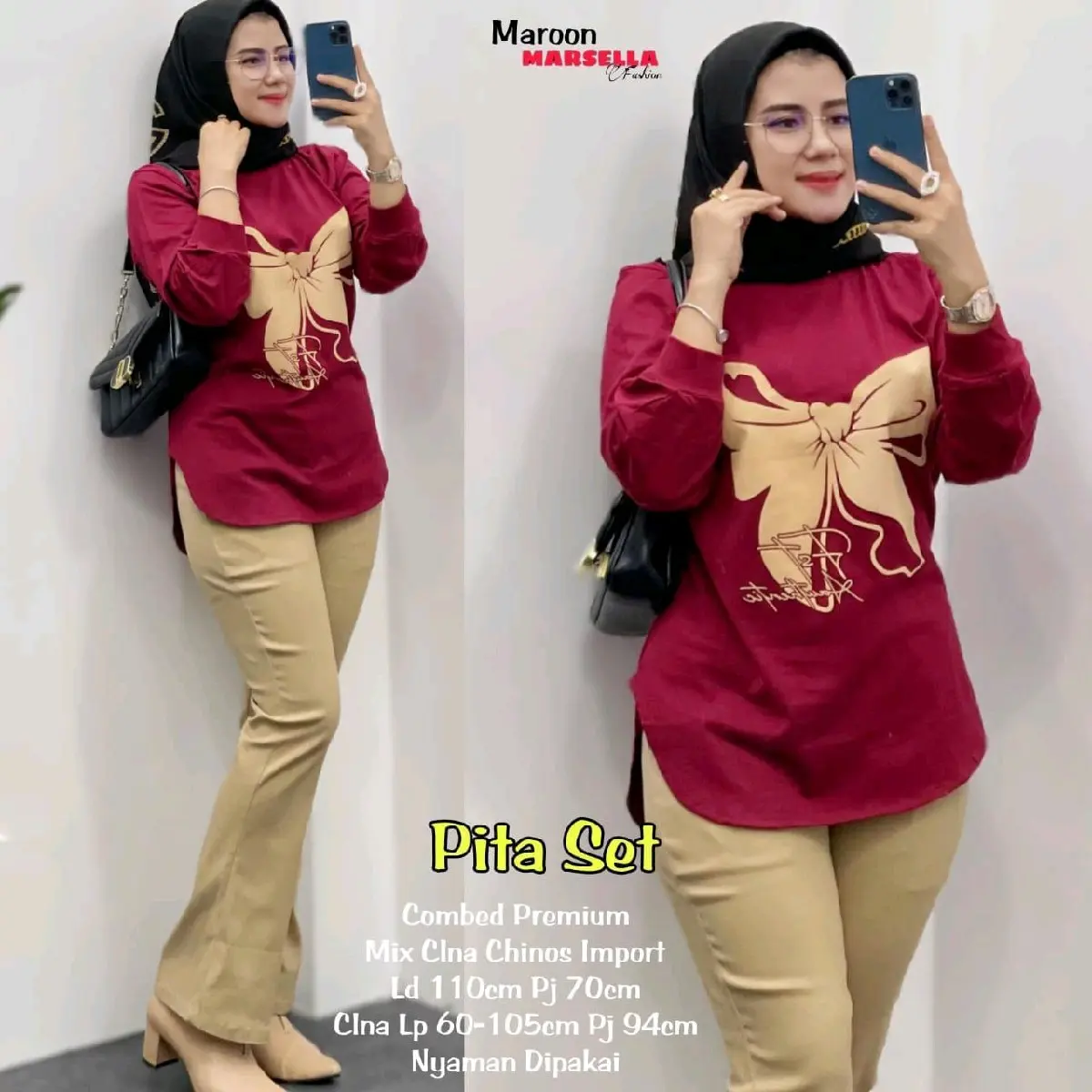 PITA SET COMBED MIX CHINOS  BY MARSELA