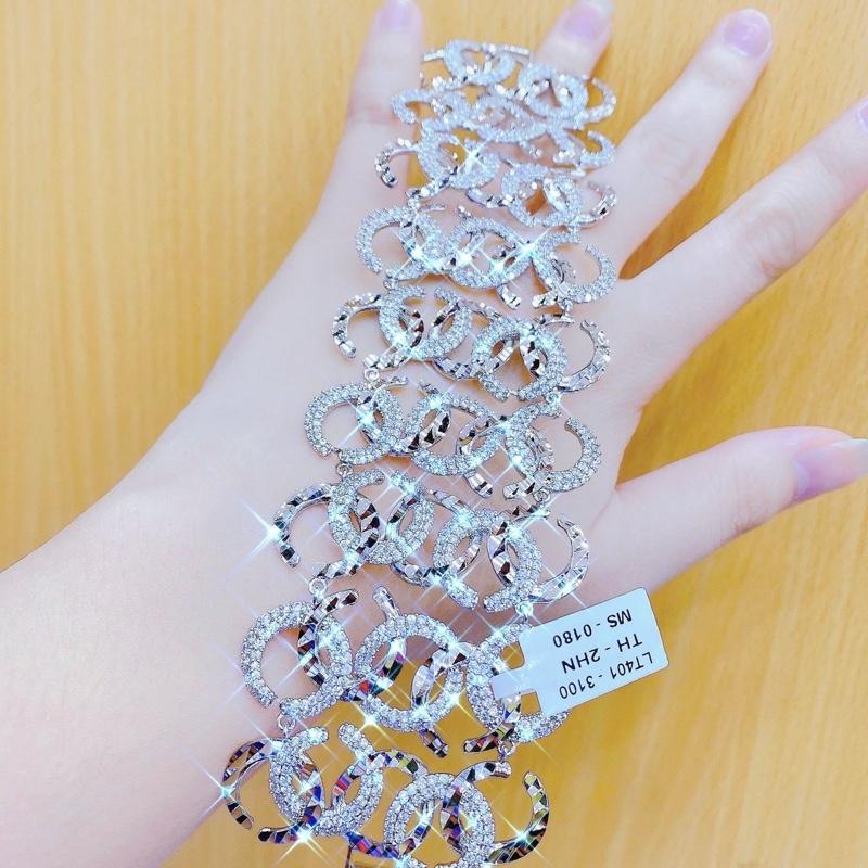 Lắc tay bản nữ hoàng móc tròn 1505 bảng 5cm