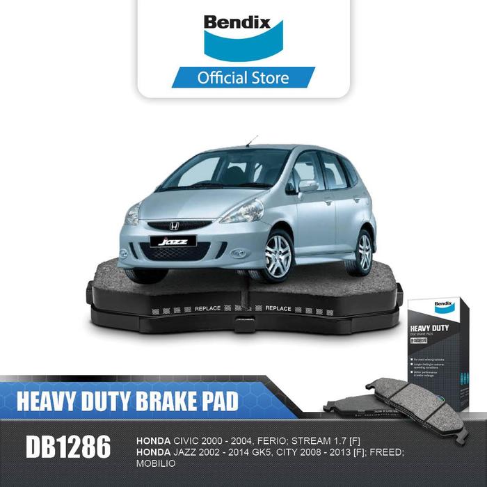 Gambar Bendix Kampas Rem Depan Honda Jazz 2002-2014 GK5 DB1286HD dari Bendix Indonesia Kab. Bekasi Tokopedia