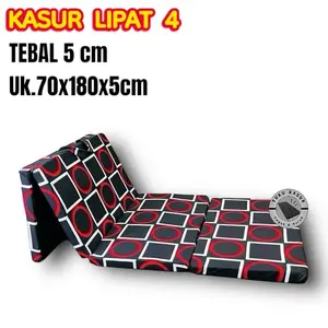 Tuku Kasur - PREMIUM KASUR BUSA LIPAT 4 TEBAL 5cm UK.70x180x5cm