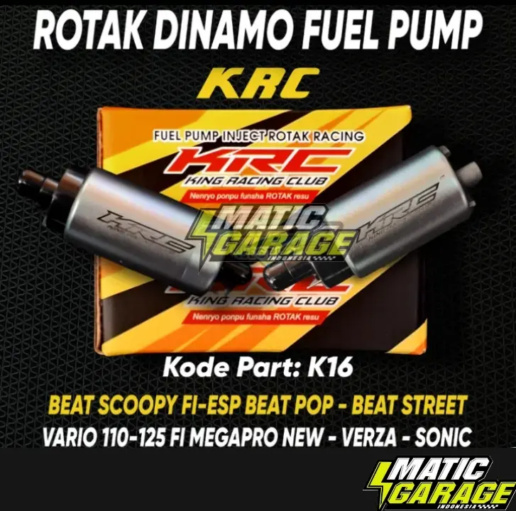 rotak racing dinamo fuelpump beat fi pop vario 125 150 scoopy spacy megapro new k16 ROTAK DINAMO RACING KEIHIN JAPAN VARIO