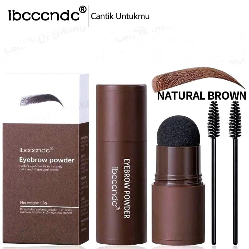 Ibcccndc Eyebrow Powder Waterproof dengan Cetakan Alis Instan - 10 Model 3