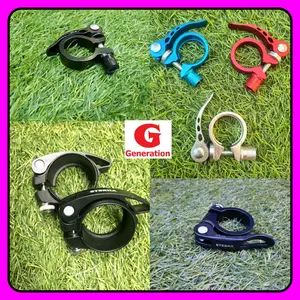 Seat Clamp 28,6mm 31,8mm 41mm Klem Tiang Sadel QR  Quick Release Sepeda  Alloy Merk Eterna Sapience Unicycle