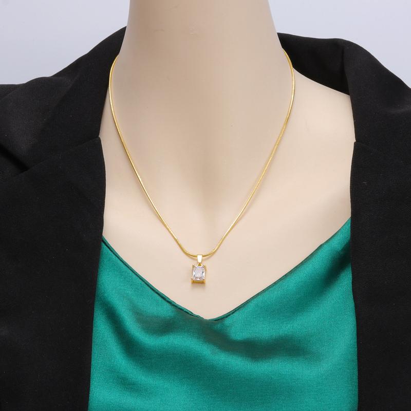 Vòng Cổ Thời Trang, Vòng Cổ Vuông, Trang Sức Nữ, Đẹp Và Thanh Lịch, Hàng Mới Về Hoa Women Dây Chuyền 9