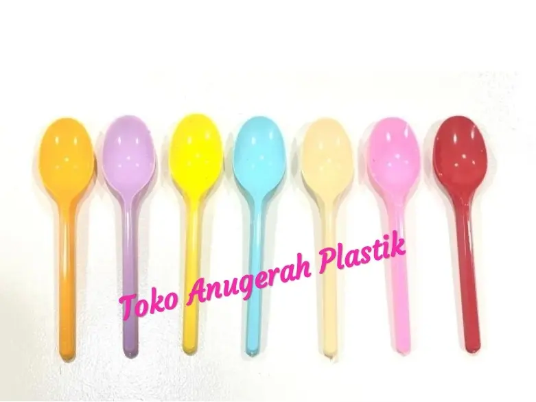 Sendok Puding STG/Sendok Teh Warna Merek CANDI HARGA 1 PACK ISI 50 PCS 0