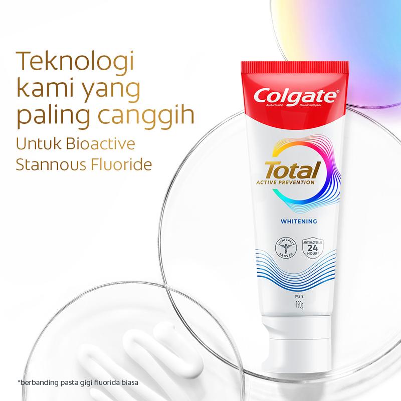 Colgate Pasta Gigi Total Whitening 150gr - Isi 2 5