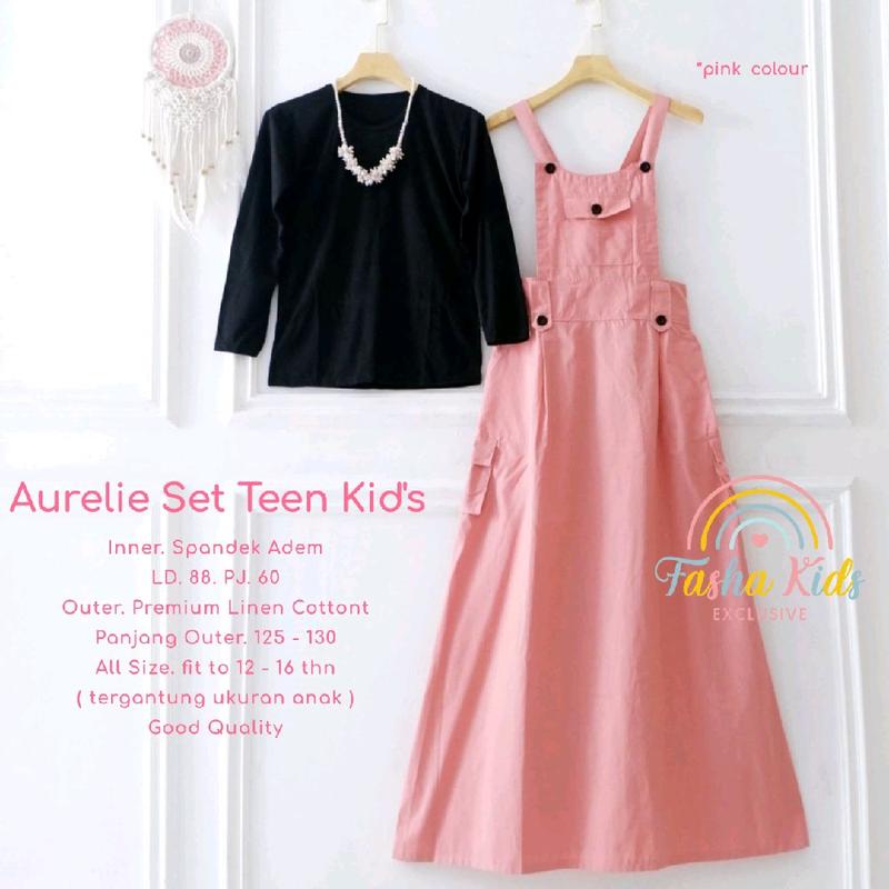 Baju Setelan Anak Aurelie Set Kids Untuk Usia 12-16 Tahun (COD) - Fashion Anak 4
