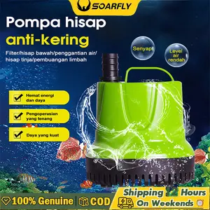 【Pengiriman 24 jam】4500L/H High-Efficiency Submersible Aquarium Water Pump  Ultra Quiet, Energy-Saving 25W/50W/80W with All-Copper Motor, Low Water Level Suction