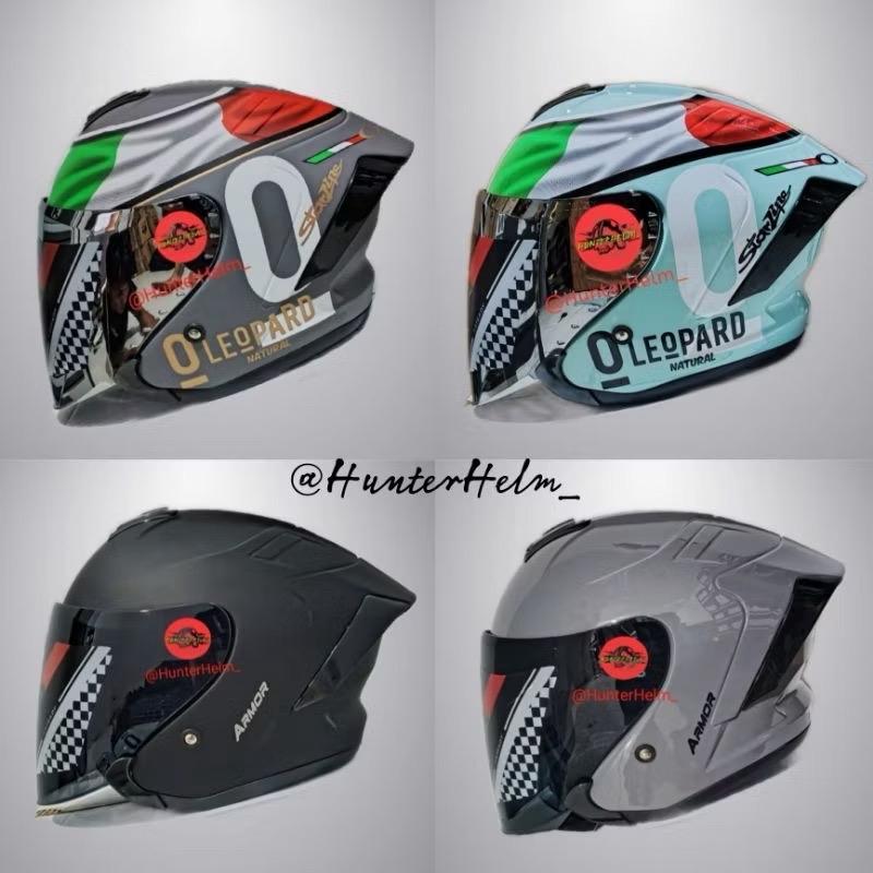 Helm JS Armor Yakuza Motif Leopard Spoiler 3D & Kaca Iridium - Shop ...