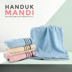 Handuk Mandi Size 33x72 Handuk Muka Katun Travel Size Handuk Mandi Multifungsi Terlaris -MJ-5