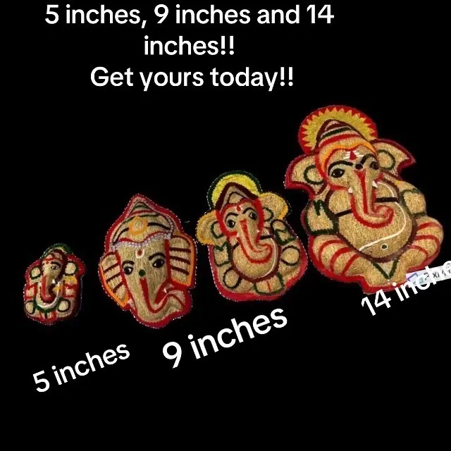 Vettiver Vinayagar in 3 Sizes