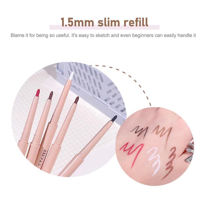 Product Introduction of 5 Colors Matte Eyeliner Gel Pen/ Waterproof Lasting Eyeliner Red Smooth Women Black Eyes K9J4 33