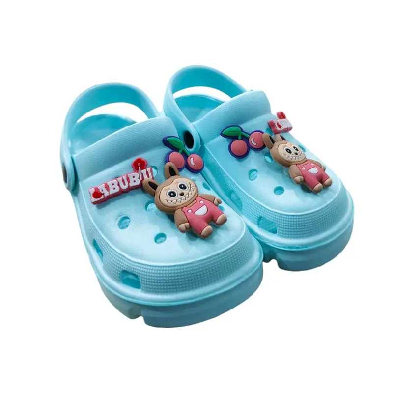 Sandal Baim Anak Perempuan Sandal Anak Cewek Motif Labubu Jelly Eva Ringan Nyaman Tali Belakang 2