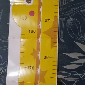 Wall Stiker Pengukur Tinggi /Badan Anak Grow up Wallpaper Sticker Dinding Kamar Anak Motif Jerapah Giraffe /STIKER DINDING PENGUKUR TINGGI 180*13.8CM