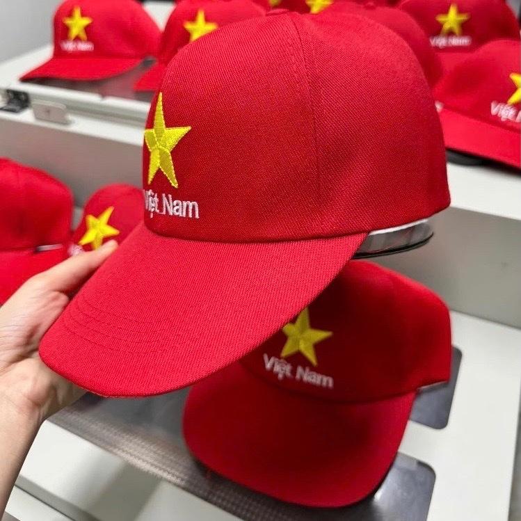 Mũ lưỡi trai thêu xao vàng Việt Nam ,nón kết đồng phục cho mọi lữa tuổi 3