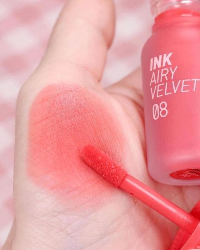 Son Kem Lì Peripera Ink Airy 08 Hồng Cam Đào Son Peripera Ink Airy 08 Pretty Orange Pink
