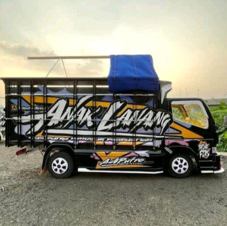 promo terbaru mainan truk oleng kayu lampu terpal 1