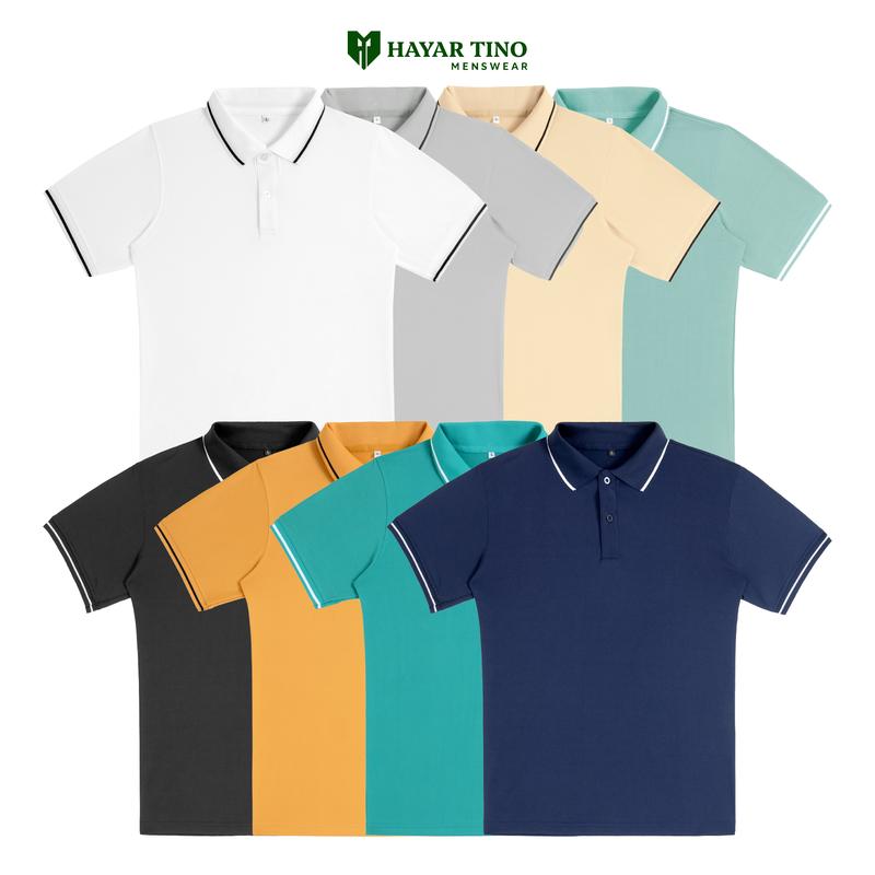 Áo polo Hayar Premium Fashion thoáng khí thoải mái vải poly cá sấu nam tính sang trọng thanh lịch