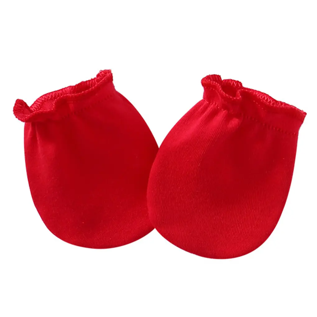 Cotton Baby Gloves Anti Scratching Kids Accessories Protection Face Scratch Mittens Supplies Boys Supple Infant Healthy Care