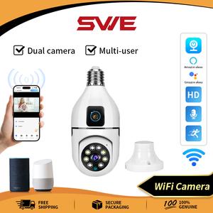 กล้องไร้สายกลางแจ้ง, คู่ 200W, การมองเห็นได้ในเวลากลางคืน, การตรวจสอบ 360°, การจัดเก็บเมฆ, อินเตอร์คอมแบบสองทาง