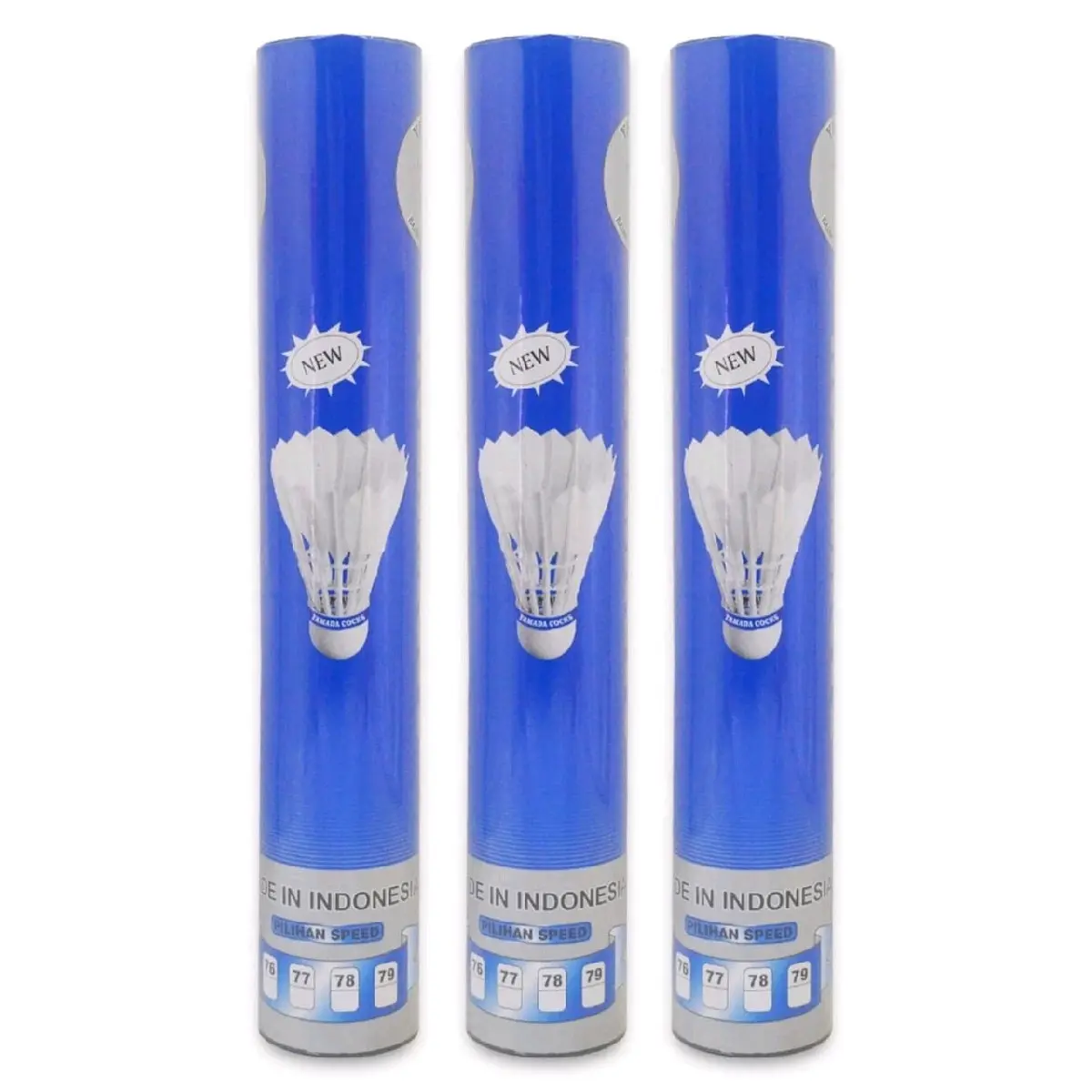 KOK BULUTANGKIS BADMINTON YAMADA BIRU 1 SLOP ISI 12 PCS Raket