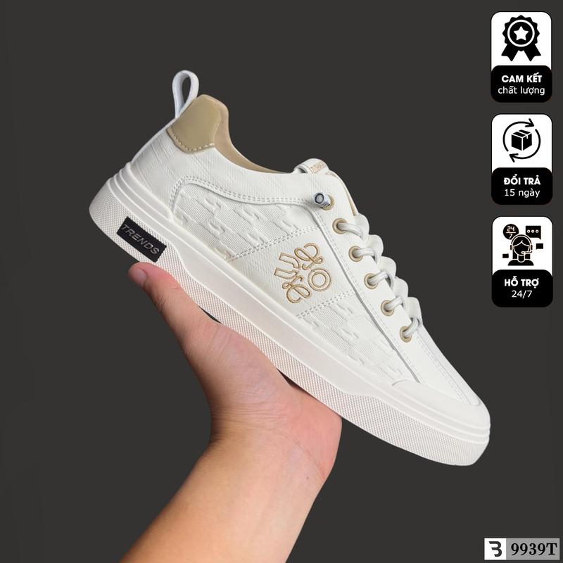 Giày da nam cao cấp đế cao su đúc dây co dãn thông minh giày nam đẹp kiểu dáng basic giày đế bệt giày nam thời trang G9939