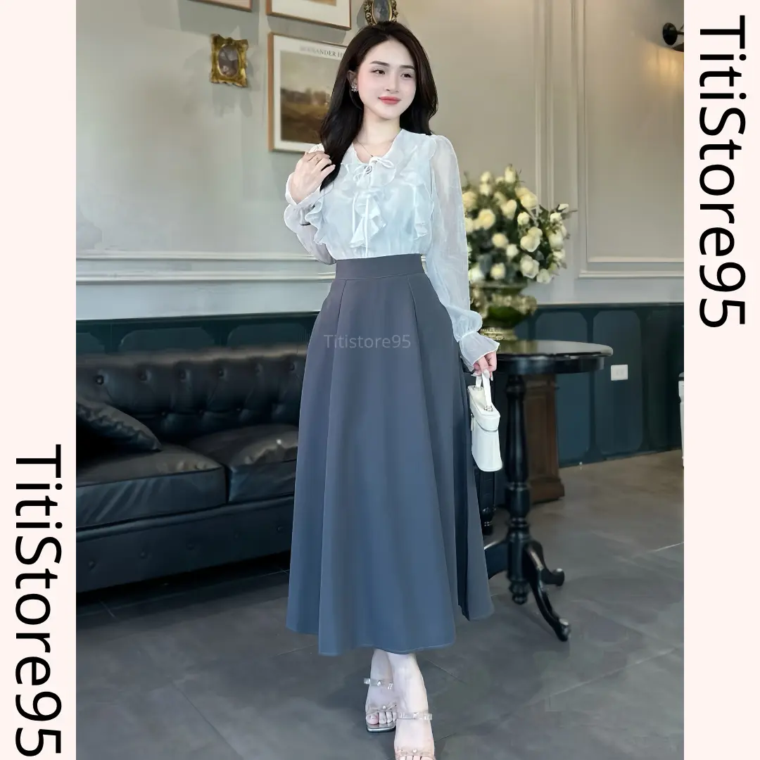 Chân váy xòe bồng 2 phiên bản 75cm - 85cm (Có túi, khóa kéo sau) Nữ Đen | BigBuy360 - bigbuy360.vn Chân váy xòe bồng 2 phiên bản 75cm - 85cm (Có túi, khóa kéo sau) Nữ Đen | BigBuy360 - bigbuy360.vn