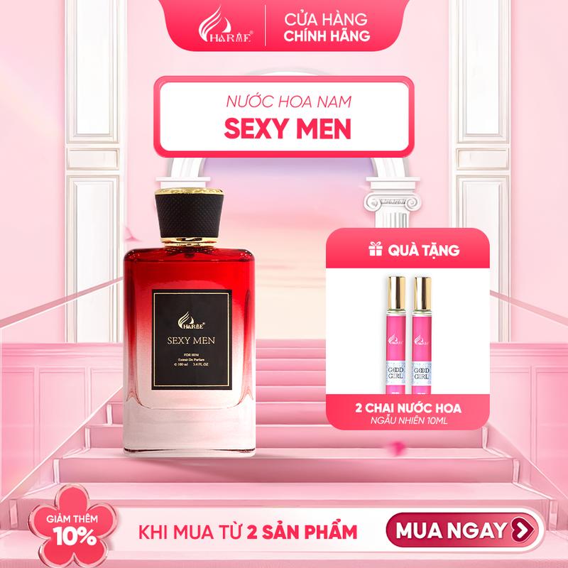 CHARME PERFUME SEXY MEN 100ml Nước hoa nam - Ngọt ngào Ấm áp