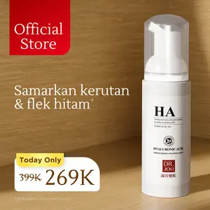 DR. JOU - Gentle Cleansing Whip (Facial Wash) | Hyaluronic Acid Moisturizing Foaming Whip 145ml | Samarkan Kerutan & Garis Halus | Samarkan Flek Hitam | BPOM