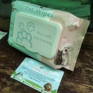 Pawsitive Vibes Tisu Basah Kucing isi 60 pcs Wangi Tanpa Alkohol