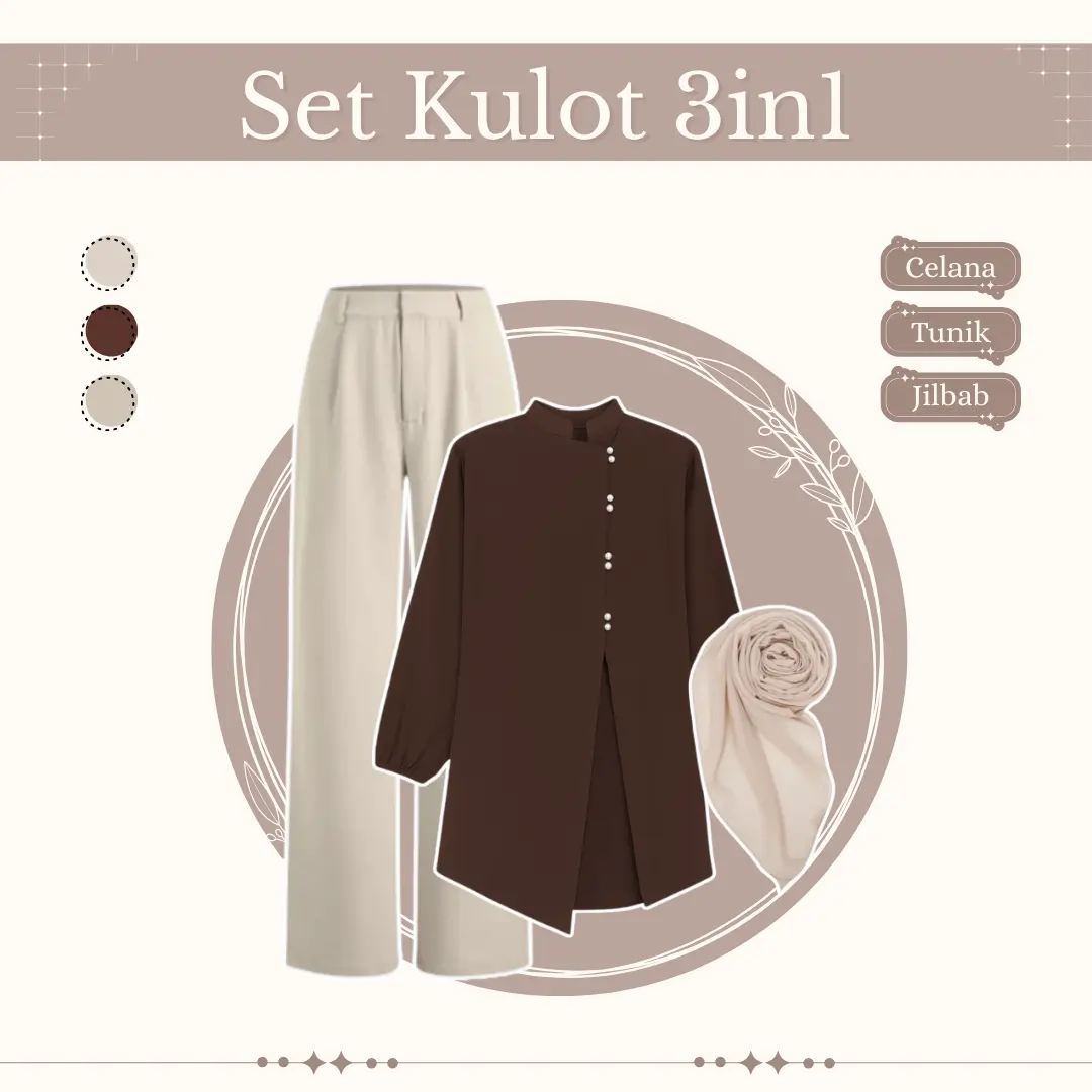Set Kulot 3in1