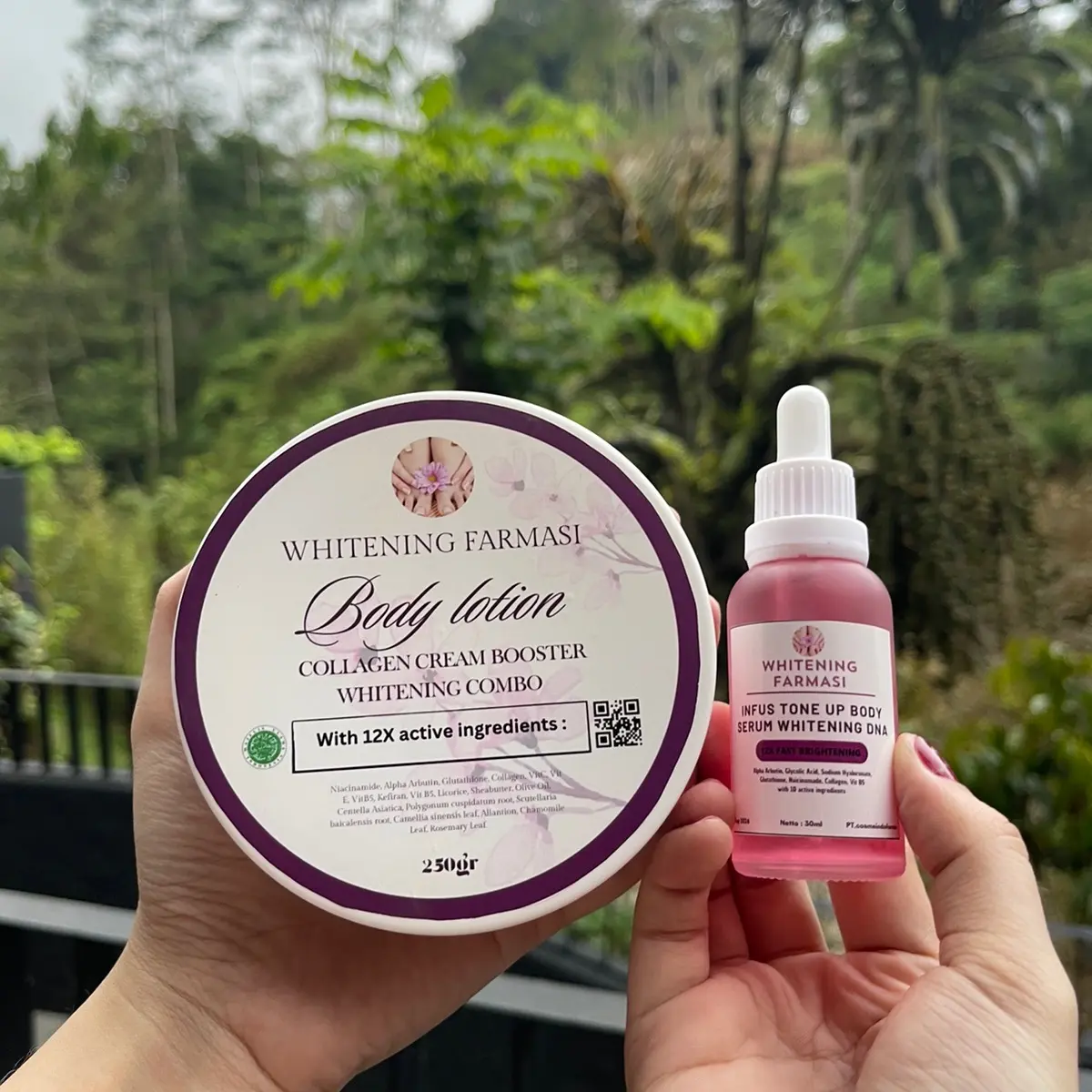 Sepaket Colagen combo & serum tone up DNA