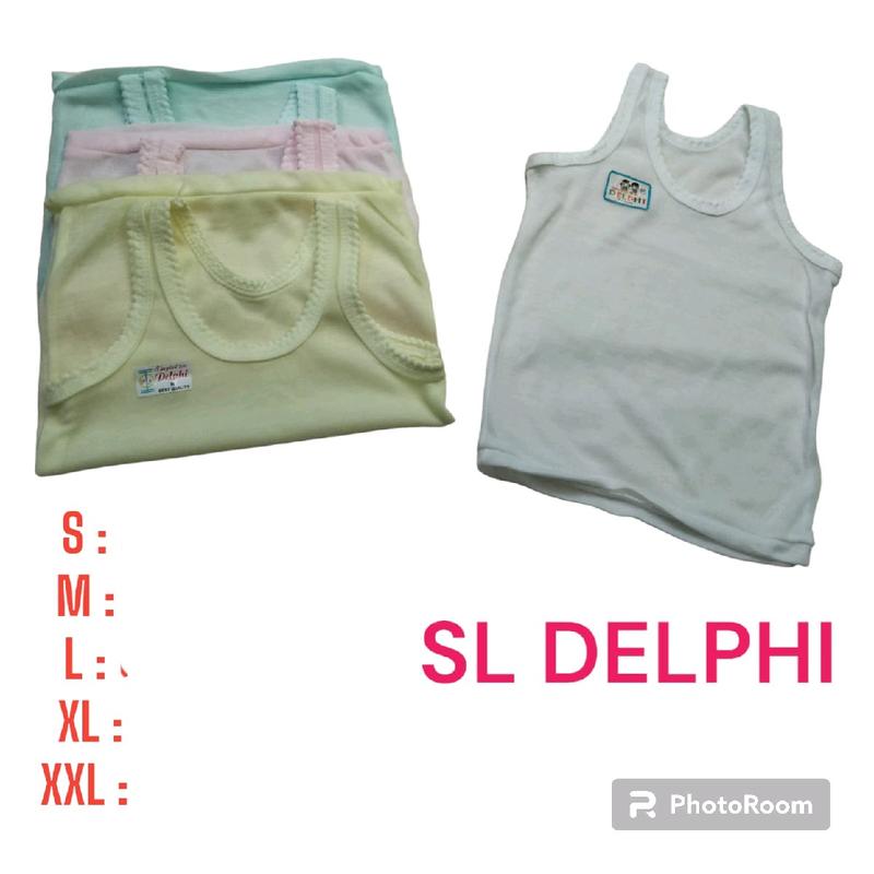 SINGLET KAOS BAJU DALAM ANAK / BAYI UMUR 6BULAN-8TAHUN KHUSUS PUTIH / ANEKA WARNA ADEM LEMBUT NYERAP KERINGAT HALUS MELAR ELASTIS MURAH PREMIUM 2