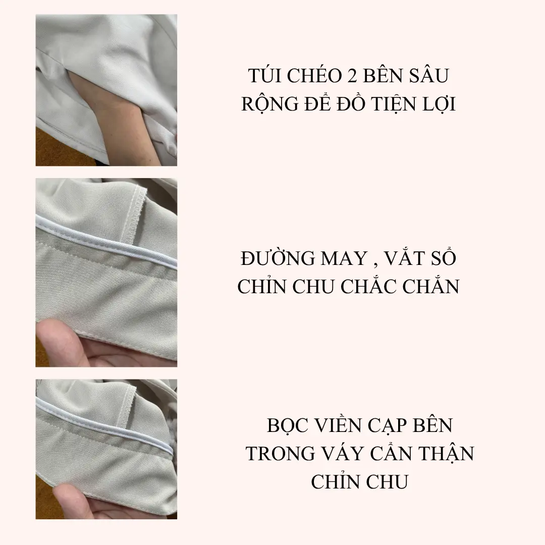 Chân váy xếp ly bồng bềnh công sở thanh lịch 2 dáng dài ~87cm hoặc ~75cm ( có hai túi) vải Vitex | BigBuy360 - bigbuy360.vn Chân váy xếp ly bồng bềnh công sở thanh lịch 2 dáng dài ~87cm hoặc ~75cm ( có hai túi) vải Vitex | BigBuy360 - bigbuy360.vn